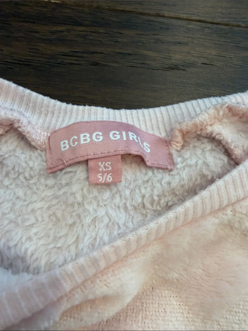 BCBGirls 2 Piece Plush Heart Sleep Set Pink Size XS 5/6 - C45-082